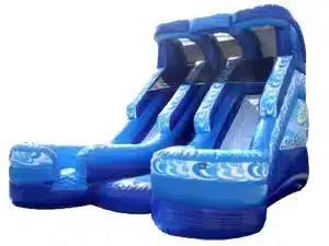 Double Water Slide Inflatable rental