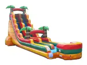 Fire Marble Inflatable Slide