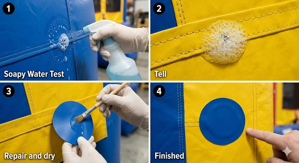 How to Find a Tiny Air Leak in a Commercial Bounce House: A Professional Guide